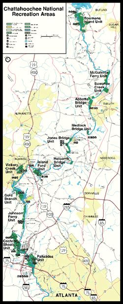 Chattahoochee River Map