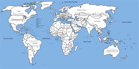 World Map With Capitals Printable - Free Printable Maps