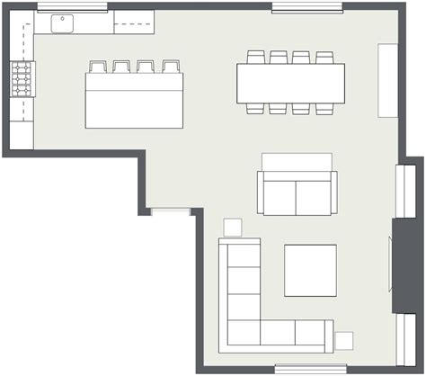 Open Plan Kitchen Floor Plan – Flooring Site