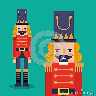 Nutcracker Cartoon With Uniform. Vector | CartoonDealer.com #162435951