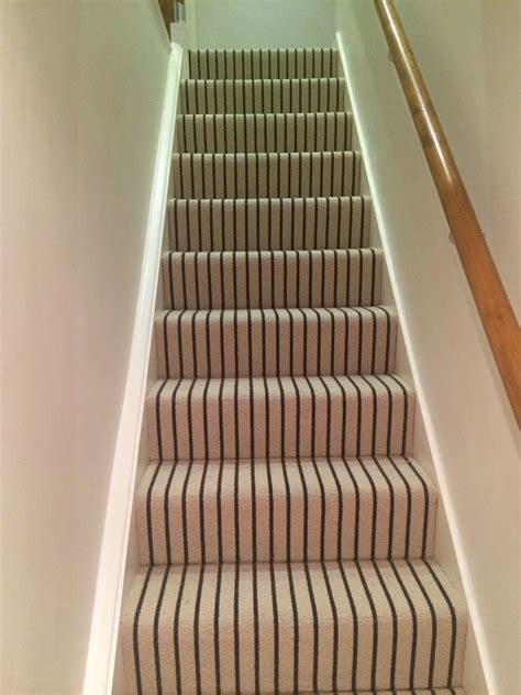 Striped Stair Carpet for a Stylish Home