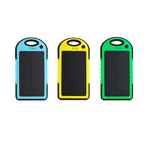 Waterproof 4000mAh Solar Charger with Flashlight | Redeem Source