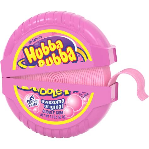 Hubba Bubba Awesome Original Bubble Gum Tape, 2 Ounce (Pack of 6) - Buy ...