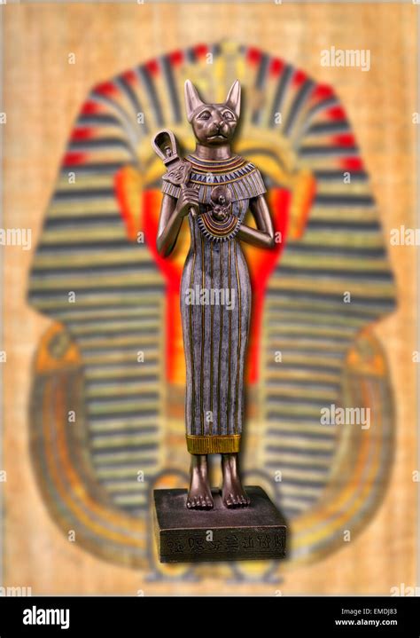 Egyptian God Bastet Stock Photo - Alamy