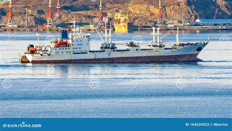 Reefer Ship or Refrigerated Cargo Ship Stock Image - Image of freight ...