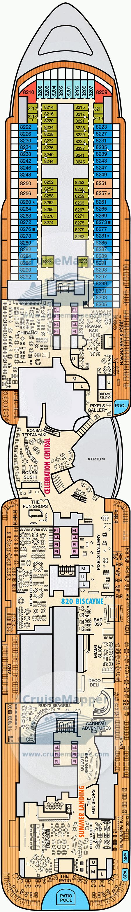 Carnival Pride Deck 8 Floor Plan | Floor Roma