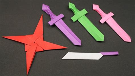 How To Make A Origami Sword - Origami