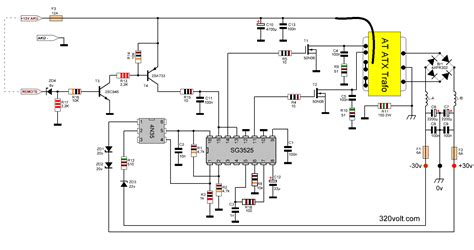 Inverter Using Sg3525 Circuit Diagram