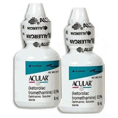 Acular Eye Drops ( Ketorolac Tromethamine), Packaging Size: Box, Non ...