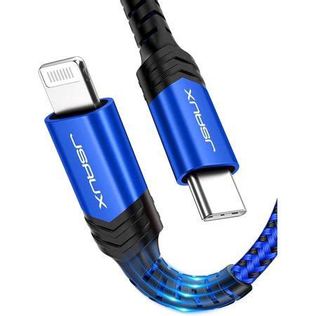 USB C to Lightning Cable 4FT, [Apple MFi Certified] iPhone 12 Charger ...