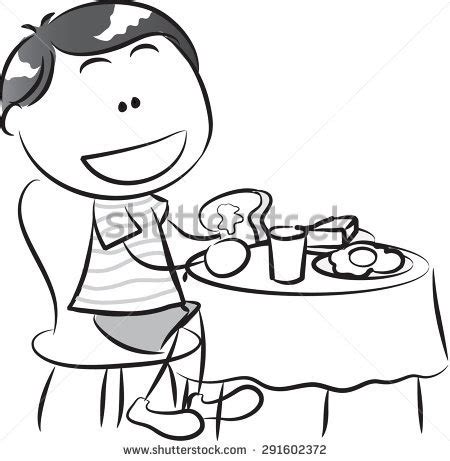 Breakfast Clipart Black And White | Free download on ClipArtMag