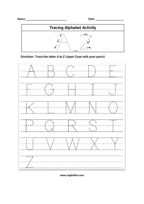 Tracing Alphabet Worksheets | Alphabet letter worksheets, Tracing ...