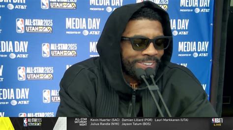 Kyrie Irving talks Nets, Full Interview | 2023 NBA All-Star Practice ...