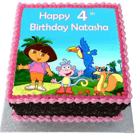 Dora The Explorer Birthday Cake