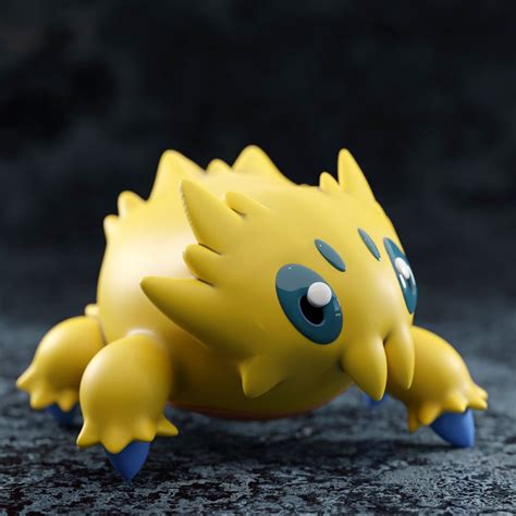 Joltik Electric Bug Pokemon Figurine Hand Painted Nintendo Gaming Decor ...