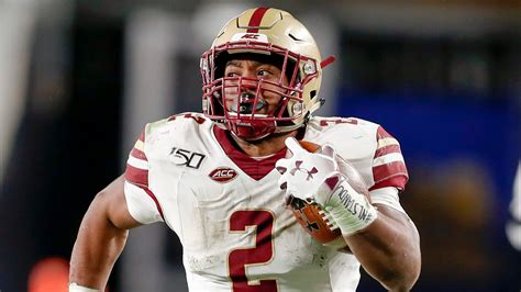 Boston College running back AJ Dillon was drafted by Green Bay in the ...