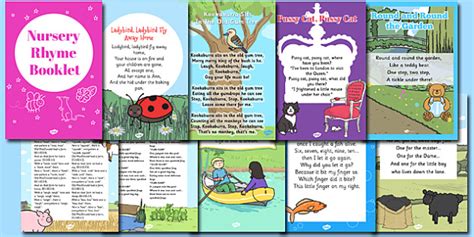 Printable Nursery Rhymes | PDF Downloads (teacher made)