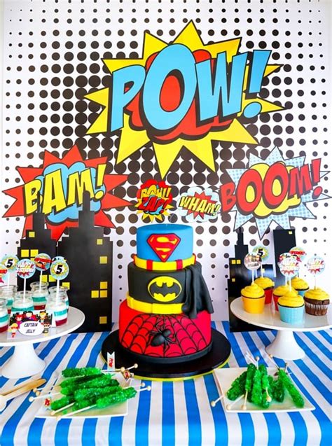 POW-erful Superhero Birthday Party