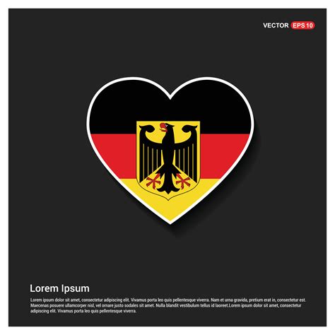 Germany flag design vector 13305312 Vector Art at Vecteezy