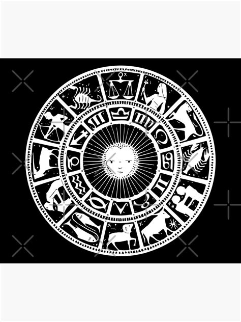 "Zodiac Signs Star Chart" Poster by DebiPhillips | Redbubble