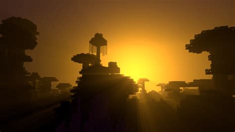 Minecraft Sunset Wallpapers - Top Free Minecraft Sunset Backgrounds ...