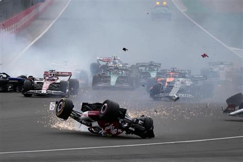 F1 British Grand Prix: Zhou involved in frightening crash | CTV News