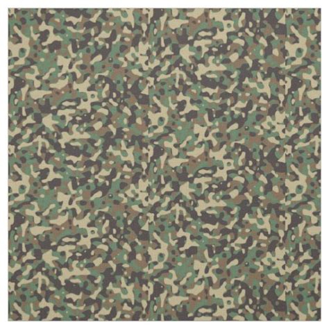 Woodland Camo Fabric | Zazzle