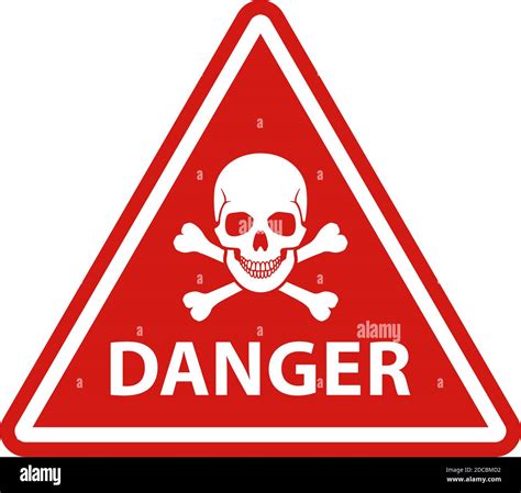 Red danger sign hi-res stock photography and images - Alamy