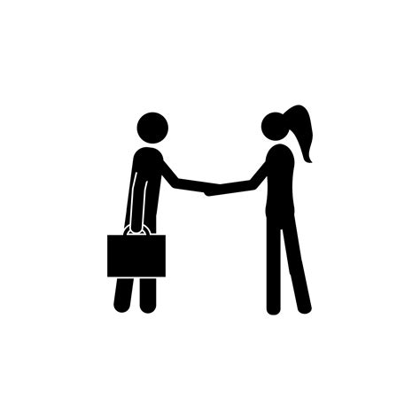 business handshake vector icon illustration 23250256 Vector Art at Vecteezy