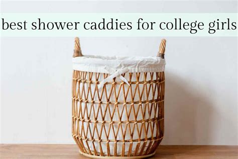 Best Shower Caddy Ideas For Dorm Rooms - Tinted Twenties