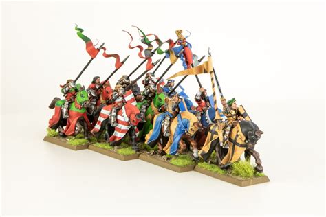 5th edition miniatures from Bretonnia army, Warhammer fantasy, painted ...