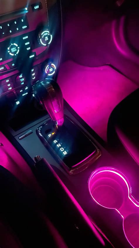 pink led in car | pink interior car | pink lights in car | in 2024 ...