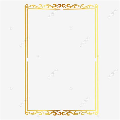 Elegant Wedding Invite Vector PNG Images, Elegant Gold Retro Wedding ...