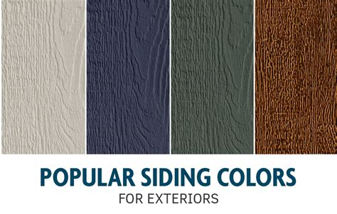 Popular Siding Colors for Exteriors Diamond Kote® Siding System