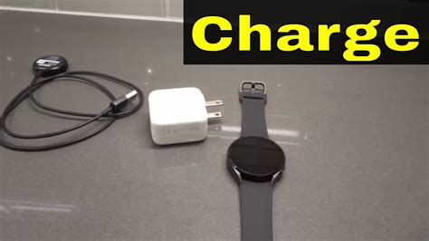 Galaxy Watch 4-How To Charge The Smartwatch-Easy Tutorial - YouTube