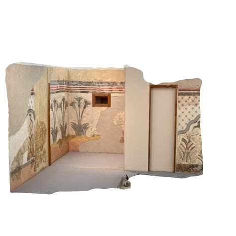 3D Model Ancient Greek House Interior 17th C BC Museum Of Prehistoric ...