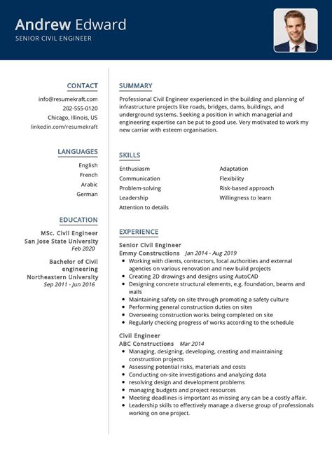 Professional Engineer Resume Template