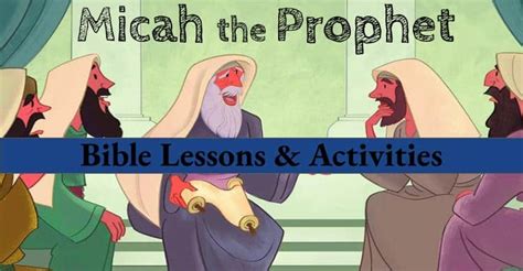 Micah Archives - Children's Bible Activities | Sunday School Activities ...