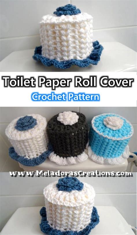 Crochet Toilet Paper Roll Cover – Free Crochet Pattern and video ...