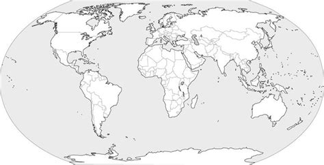 Blank World Map For Labeling