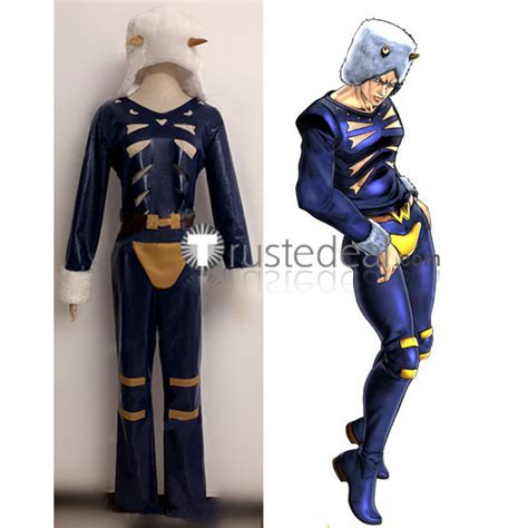 Jojo's Bizarre Adventure Weather Report Cosplay Costume