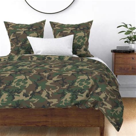 M81 Woodland Camo Fabric | Spoonflower