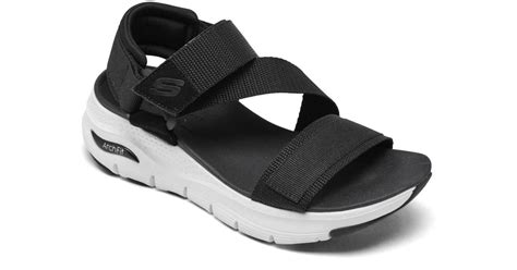 Skechers Arch Fit Arch Support - Casual Retro Walking Sandals From ...