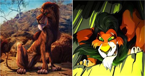 Disney’s Lion King: 10 Fan Art Pictures Of Scar That Show His True Nature