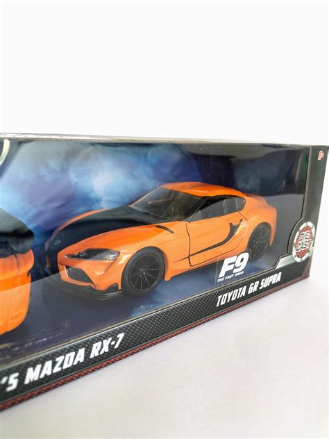 Jada Fast & Furious 9 Han's MAZDA RX7 and TOYOTA GR Supra 1:32 Die-cast ...