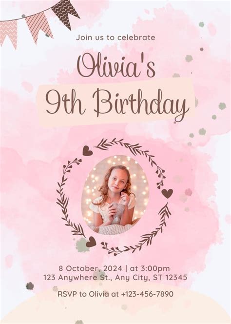 Free and printable birthday invitation templates | Canva