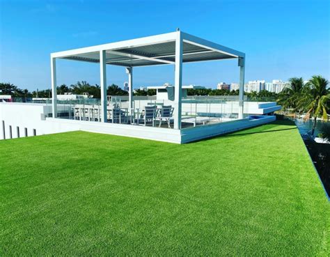 Rooftop synthetic turf installation | Artificial Grass and Synthetic ...