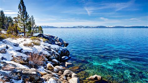 Lake Tahoe in winter - backiee