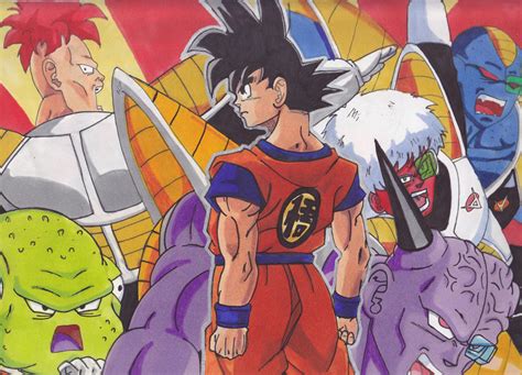 Goku vs Ginyu Force by major-goku on DeviantArt