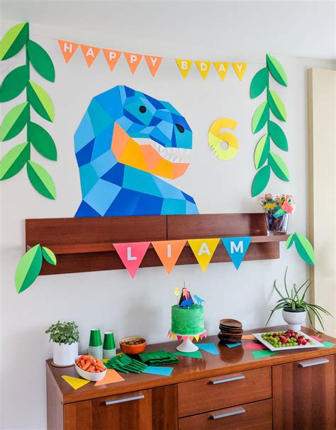 Dinosaur Birthday Party Decorations Diy | Shelly Lighting